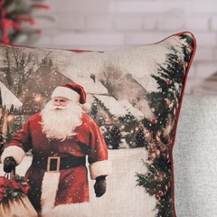 ALMOFADA NATALINA 577 COM CORDONE 43 cm x 43 cm