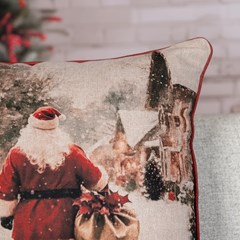 ALMOFADA NATALINA 577 COM CORDONE 43 cm x 43 cm