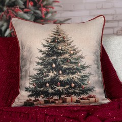 ALMOFADA NATALINA 578 COM CORDONE 43 cm x 43 cm