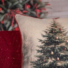 ALMOFADA NATALINA 578 COM CORDONE 43 cm x 43 cm
