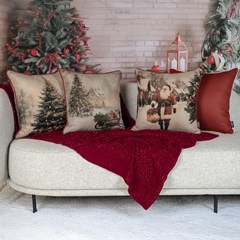 ALMOFADA NATALINA 579 COM CORDONE 43 cm x 43 cm