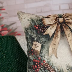 ALMOFADA NATALINA 582 43 cm x 43 cm