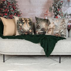 ALMOFADA NATALINA 584 COM ABA 43 cm x 43 cm