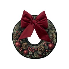 ALMOFADA NATALINA 599 FORMATO GUIRLANDA COM CORDONE E APLICACAO 40 cm