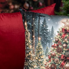 ALMOFADA NATALINA 625 COM LED 43 cm x 43 cm
