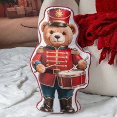 ALMOFADA NATALINA 626 FORMATO URSO COM CORDONE 35 cm x 58 cm