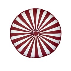 ALMOFADA NATALINA 632 REDONDA COM BOTAO E CORDONE 43 cm