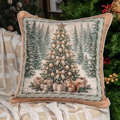ALMOFADA NATALINA 645 COM CORDONE 43 cm x 43 cm