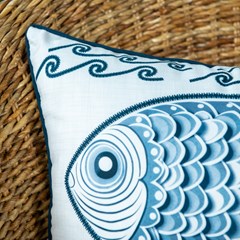 ALMOFADA NAUTICA 182 COM CORDONE 35 cm x 55 cm