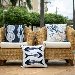 ALMOFADA NAUTICA 192 COM CORDONE 50 cm x 50 cm