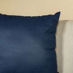 ALMOFADA DURAND 149 LISA AZUL 43 cm x 43 cm