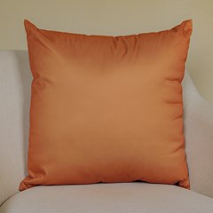 ALMOFADA DURAND 155 LISA LARANJA 43 cm x 43 cm