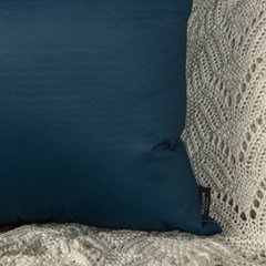 ALMOFADA DURAND 167 LISA TURQUESA 43 cm x 43 cm