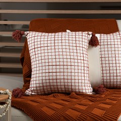 ALMOFADA MOTIF 510 COM TASSEL 43 cm x 43 cm