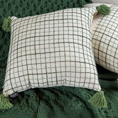 ALMOFADA MOTIF 514 COM TASSEL 43 cm x 43 cm