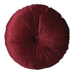 ALMOFADA PREMIUM REDONDA COM BOTAO 328 BORDO 50 cm