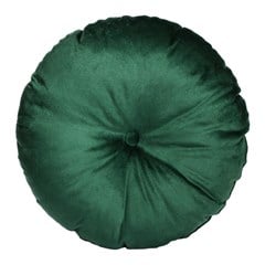 ALMOFADA PREMIUM REDONDA COM BOTAO 331 VERDE 50 cm