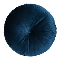 ALMOFADA PREMIUM REDONDA COM BOTAO 334 MARINHO 50 cm
