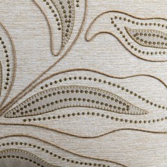 ALMOFADA CONCEPT 487 COM BORDADO E APLICACAO 50 cm x 50 cm