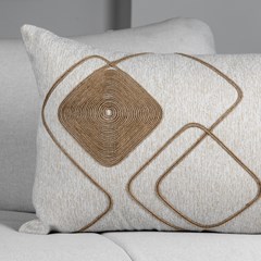 ALMOFADA CONCEPT 490 COM BORDADO 35 cm x 55 cm