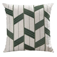 ALMOFADA CONCEPT 493 COM BORDADO E APLICACAO 50 cm x 50 cm