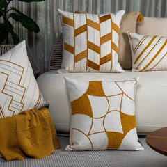 ALMOFADA CONCEPT 496 COM BORDADO 50 cm x 50 cm