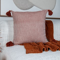 ALMOFADA CONCEPT 504 JACQUARD COM TASSEL 50 cm x 50 cm