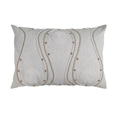ALMOFADA CONCEPT 574 COM BORDADO E APLICACAO 35 cm x 55 cm
