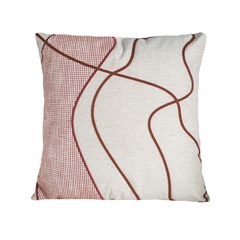 ALMOFADA CONCEPT 582 COM BORDADO E APLIQUE 50 cm x 50 cm