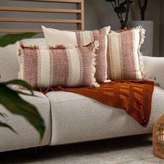 ALMOFADA CONCEPT 593 COM FRANJA 35 cm x 55 cm