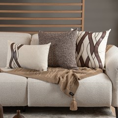 ALMOFADA CONCEPT 605 COM BORDADO E APLICACAO 35 cm x 55 cm