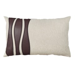 ALMOFADA CONCEPT 610 COM BORDADO E APLICACAO 35 cm x 55 cm