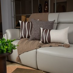 ALMOFADA CONCEPT 610 COM BORDADO E APLICACAO 35 cm x 55 cm