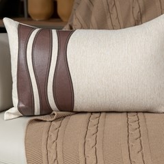 ALMOFADA CONCEPT 610 COM BORDADO E APLICACAO 35 cm x 55 cm