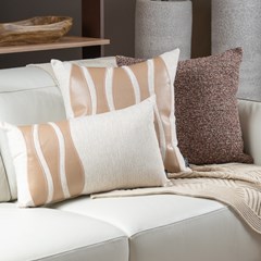 ALMOFADA CONCEPT 612 COM BORDADO E APLICACAO 35 cm x 55 cm