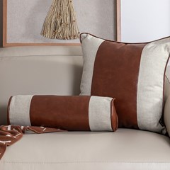 ALMOFADA CONCEPT ROLINHO 620 COM RECORTE E CORDONE 46 cm x 15 cm