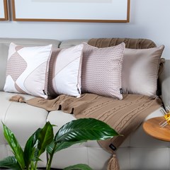 ALMOFADA VELVETEEN 829 COM CORDONE 43 cm x 43 cm