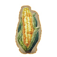 ALMOFADA FORMATO MILHO SAO JOAO 313 COM CORDONE 25 cm x 45 cm