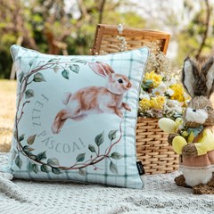 ALMOFADA PASCOA 139 COM CORDONE 43 cm x 43 cm