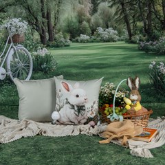 ALMOFADA PASCOA 161 COM CORDONE 43 cm x 43 cm