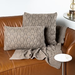 MANTA TRICOT PREMIUM PAVONE FENDI 0,90 m x 1,80 m.