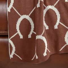 MANTA TRICOT FERRADURA DUPLA FACE 0,90 m x 1,80 m