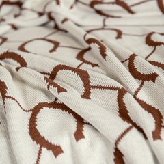 MANTA TRICOT FERRADURA DUPLA FACE 0,90 m x 1,80 m
