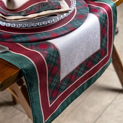 CAMINHO DE MESA NATALINO 063 HERANCA NATALINA 42 cm x 141 cm