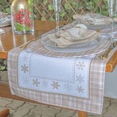 CAMINHO DE MESA NATALINO 066 BOAS FESTAS 42 cm x 141 cm