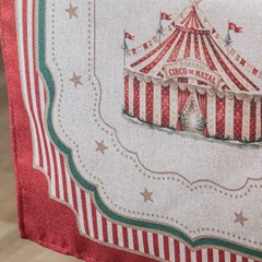 CAMINHO DE MESA NATALINO 072 CIRCO 42 cm x 141 cm