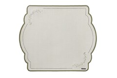 LUGAR AMERICANO PASCOA MARGARIDAS COM BORDADO 023 44,5 cm x 38,5 cm