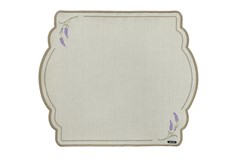 LUGAR AMERICANO PASCOA LAVANDAS COM BORDADO 024 44,5 cm x 38,5 cm