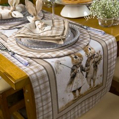 CAMINHO DE MESA PASCOA 015 42 cm x 141 cm