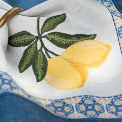 GUARDANAPO 159 LIMONE COM BORDADO 40 cm x 40 cm